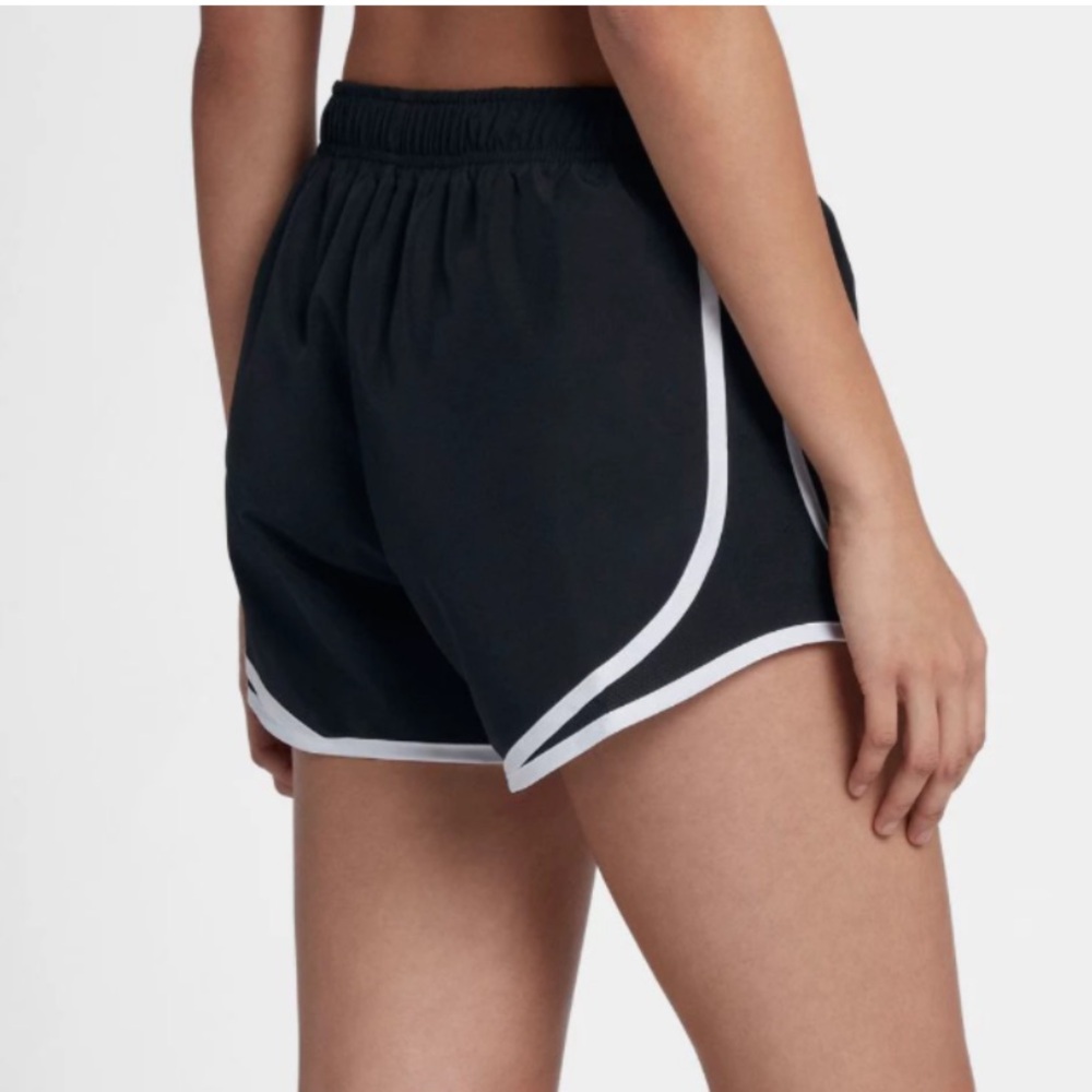 New Nike Tempo Women's Brief-Lined Running Workout Shorts Large Black - Picture 2 of 6